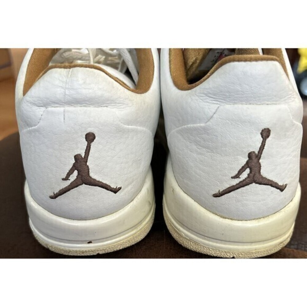 2006 NIKE AIR JORDAN 23 CLASSIC‎ LOW WHITE MAPLE BROWN LEATHER 313480-121 4.5Y